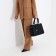 Lightning tout bag, external pocket, long belt, black color