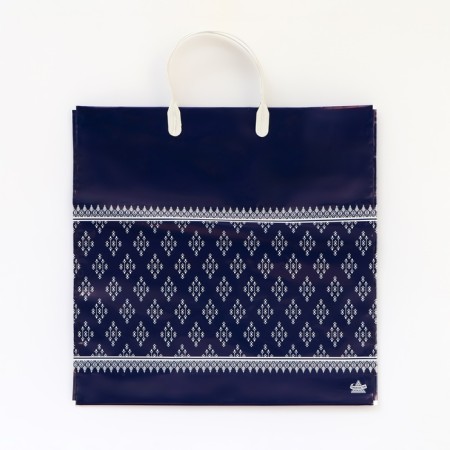 Package "Scarf Print", polyethylene, with a plastic pen, 36 x 37 cm, 100 km