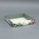 Box of the team with PVC lid, "for you", 16 x 16 x 3 cm. Confectionery packaging