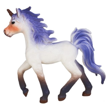 Figure "White Foal-Snoice with a blue mane"-1