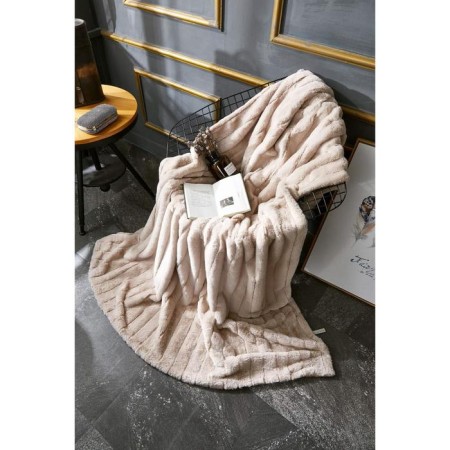Anabel cover, size 160x220 cm, beige color-8