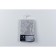 Dantelle bathroom curtains, 180 x 200 cm, gray color