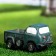 Pot "Truck Vill" Green, 13.5x8x7cm