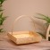 Wicker basket, from bamboo 25x25x25 cm