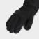 Rubber domestic gloves, shares, size L, super dense, 100 g, black color