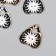 Decor for creativity Metal "Sun symbol" enamel mix 2.6x2.3 cm
