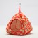 Suspending house-pyramid "Strawberry", 14 x 14 x 14 cm