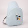 Bag over the shoulder "rocket", textile, with Velcro