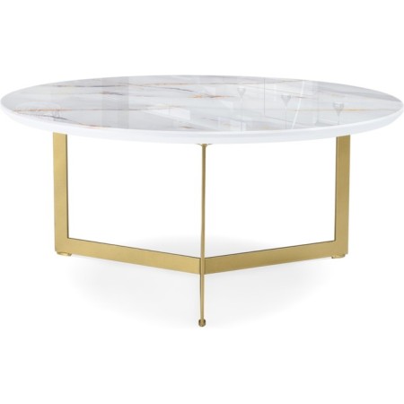 D-700 coffee table aurum metal, gold 70x70x33 cm-1