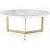 D-700 coffee table aurum metal, gold 70x70x33 cm