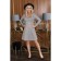 Women's dress, size 52, gray color