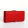 Women's wallet on magnet, red color