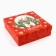 Folding box "Snow ball", 26 x 26 x 8 cm, new year