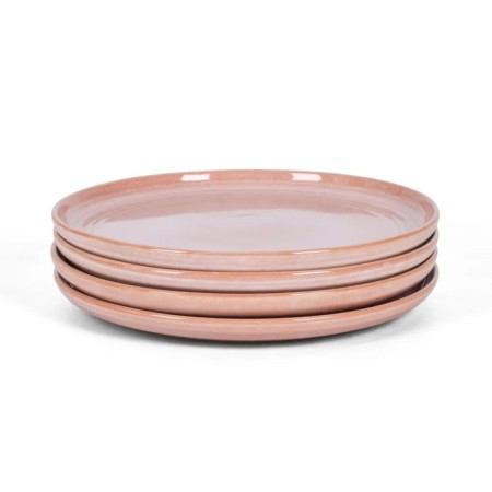 ARYA HOME STONEWARE, D = 27 cm, 4 pcs, pink color.-1