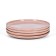 ARYA HOME STONEWARE, D = 27 cm, 4 pcs, pink color.