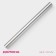 The stainless steel rolling can “Bruni”, 42.2 × 3.2 cm, silver color