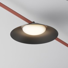 Lumber of the suspended Technical TR127B-12W3K-B, 12W, 30x30x7.1 cm, LED, 650LM, 3000K, black color black