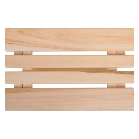 The bench is low from the platband, 40 × 25 × 21cm, from linden, "Dobroparov"-1