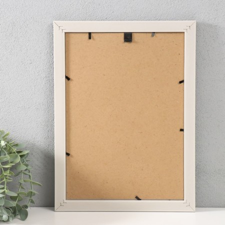 Photo frame Plastic format A4 "Brick masonry" gray 34.8x25 cm-2