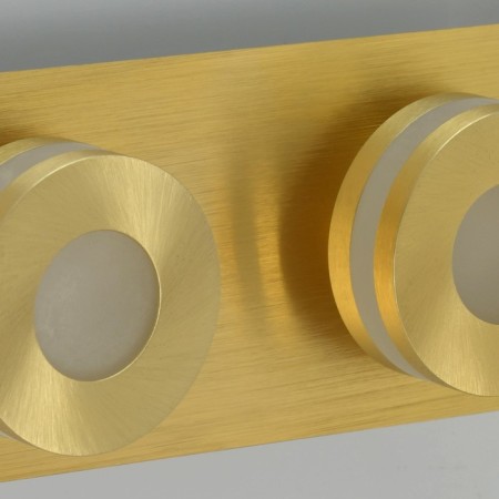Punctum lamp 2x5W LED IP44 gold 10x24x6.5cm-2