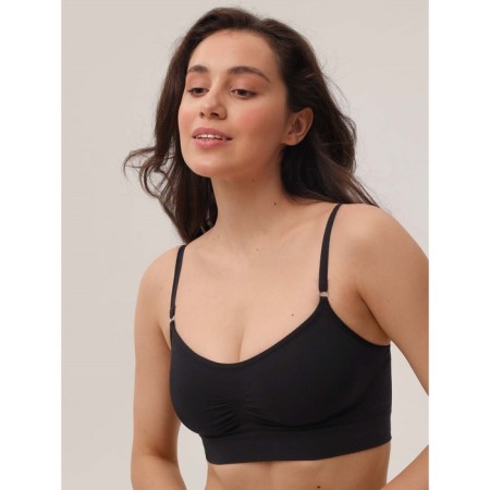 Top female supporting on thin straps Mirey Top Shaper Spalla Stretta, size 52, black color-4