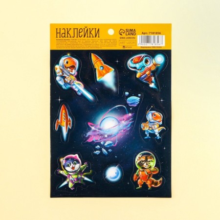 Paper stickers "Cosmo", 11 × 16 cm