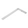 Aluminum square Harden 580714, 400 mm