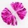 Pompom 1pc, fuchsia color+ pink