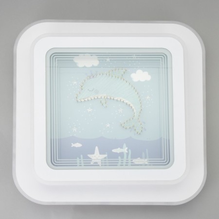 Luer with Delphus "Dolphin" LED 160W White 49x49x7.5 cm Bayerlux-7