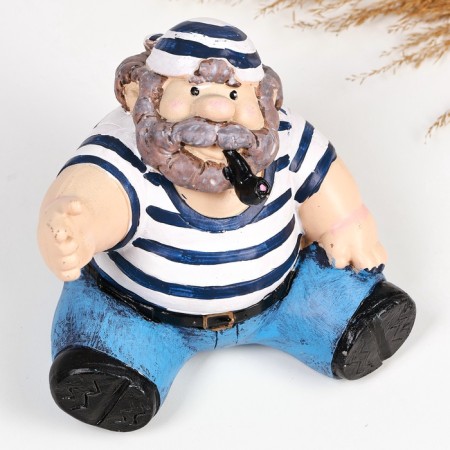Figure "Sailor with a pipe" 15x12x13cm-1