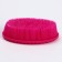Baby silicone washcloth for swimming babies, pink color