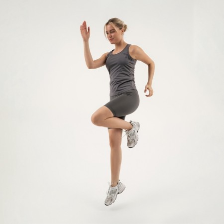 Female T -shirt, basic, size m (46), color gray color-5