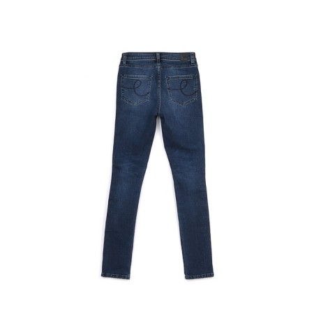 Women's jeans modeling with CONTE Elegant lamps, size XS, dark blue color-3