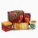 Gift set of the New Year's "Happy Year": tea, sweets, Brownie cookies
