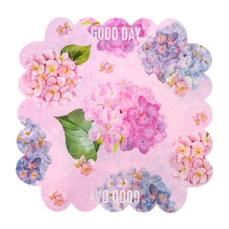 Cookie box, confectionery packaging with PVC lid, good day, 18 x 18 x 3 cm-2