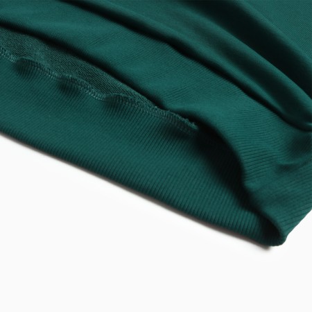 Female set (sweatshirt/pants), emerald color, size 48-9