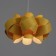 Lamp Bayerlux "Tracy" E27 15W yellow 45.5x42.5x26.5-126 cm