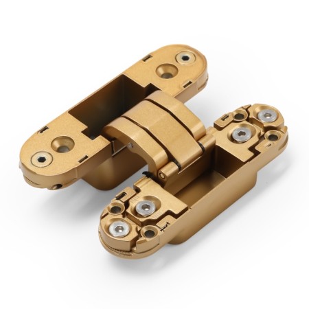 Loop of Lockland hidden installation, 30x110 mm, with 3D regulation, color matte gold-6