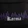 Backpack School Textile Karma, 38x27x13 cm, black color