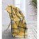 Aberdeen blanket, size 150x200 cm, yellow color
