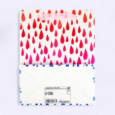 Laminated package "Drops", MS 18 × 23 × 10 cm-1