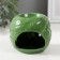 Aroma lamp ceramics "leaves" green 7.5x7.5x7.2 cm