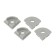 Set of plugs for the profile CAB280, 4 through round in 1 set