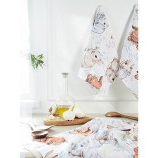 A set of towels of kitchen kawaiii, size 45x60 cm, color multicolor