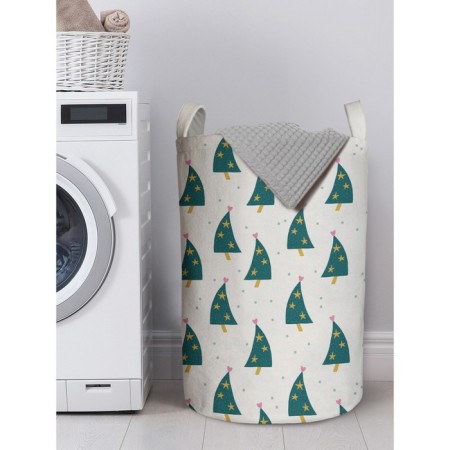 Basket for storing things "Christmas trees dance", size 40x60 cm