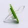 Nipple - orthodontic dummy, silicone, +6 months, with a cap “Frog”, green color