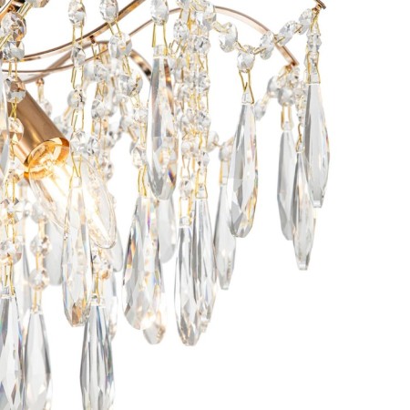 Ceiling lamp 3x60W E27, size 44x44x26 cm-3