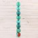 Set of balls plastic D-6 cm, 8 pcs "Emeravik Assorted" Green