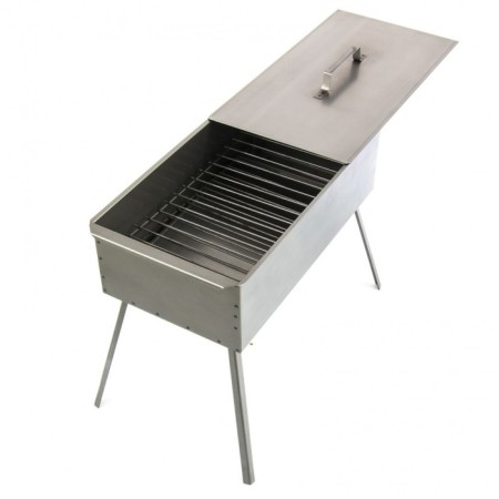 Double -tiered Palisad Camping, 500x270x175 mm, 0.8 mm, with a pallet, on the legs
