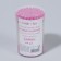 Wooden -based sticks, 7 cm, 64 pcs, in a plastic organizer, pink color